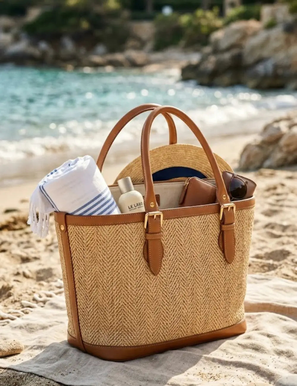 Sac de plage luxe