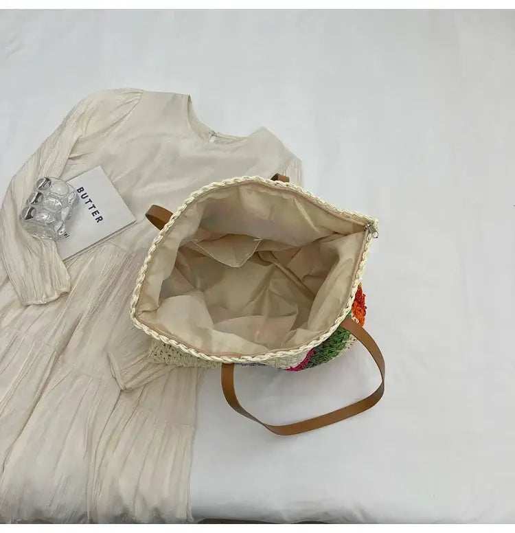 Cabas Paille et Cuir