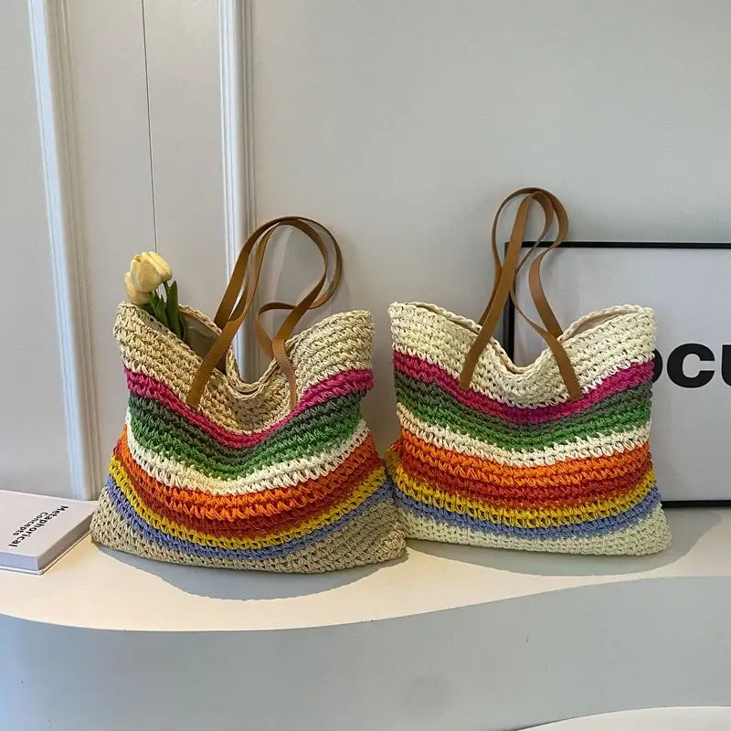 Cabas Paille et Cuir