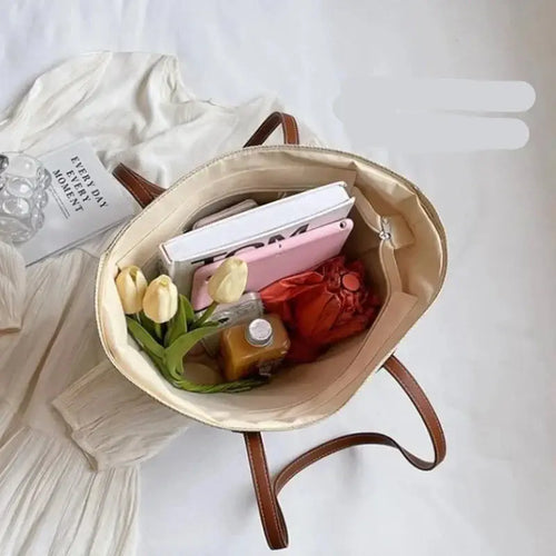 Grand Panier de Plage en Paille