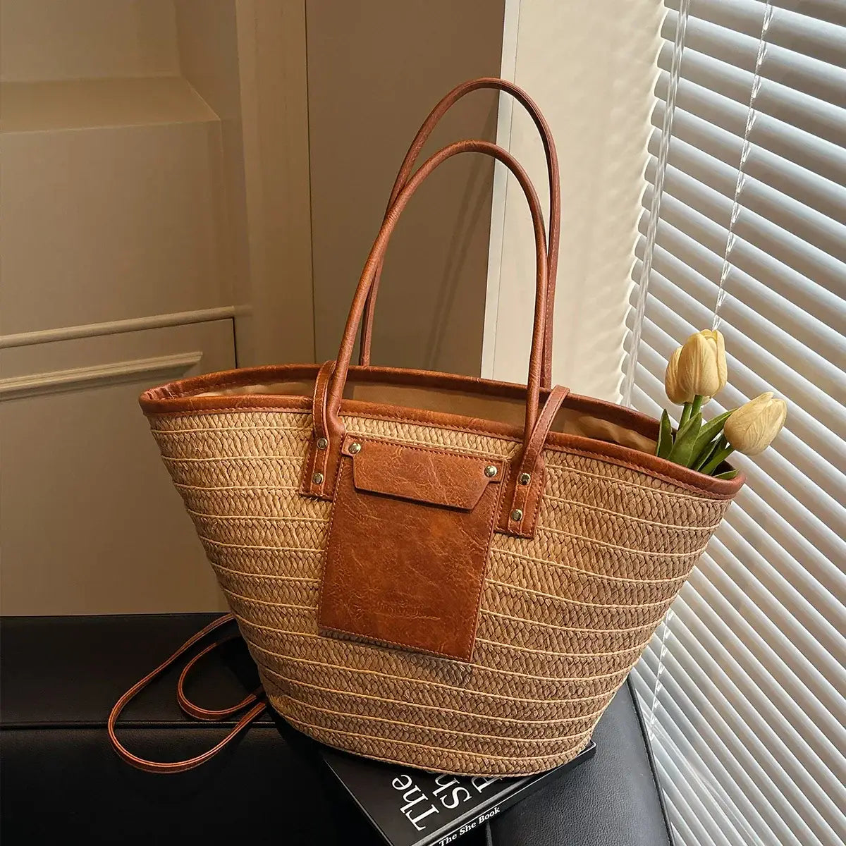 Grand Sac de Plage Chic