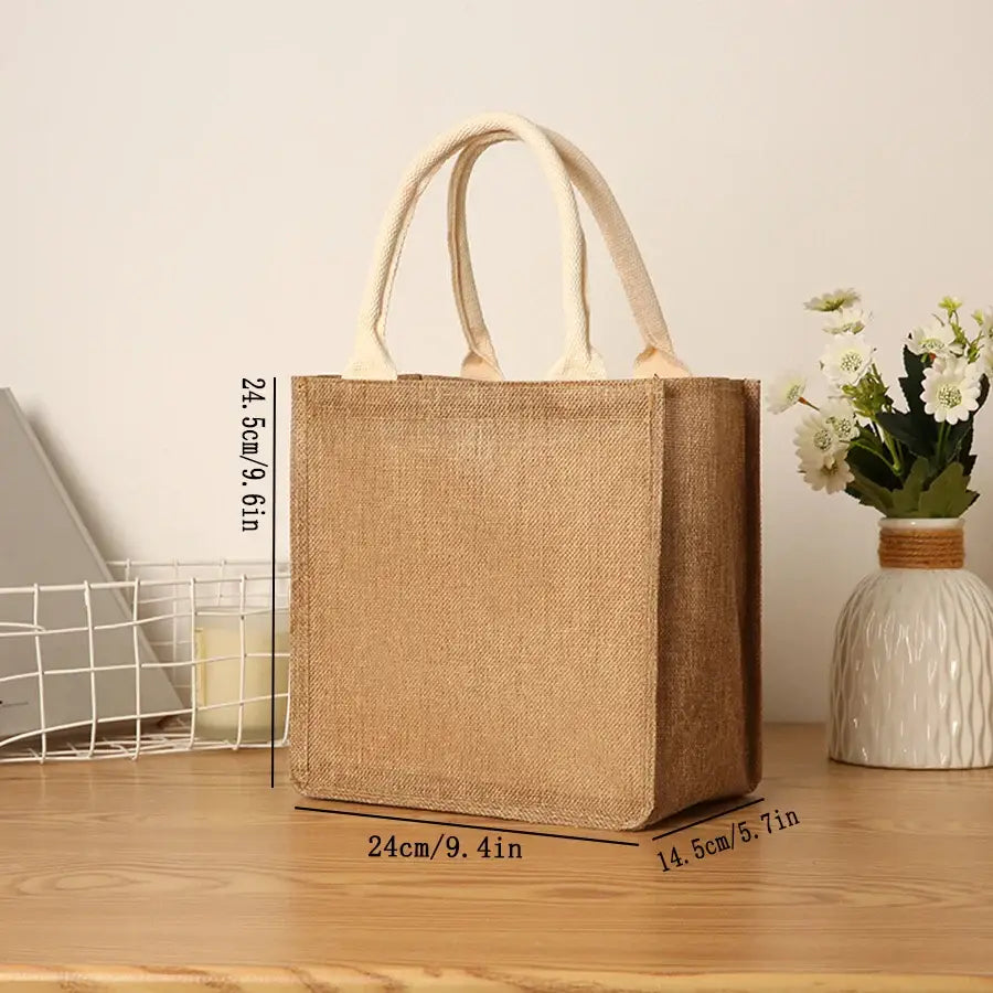 Grand Sac De Plage Femme Faux Chanvre