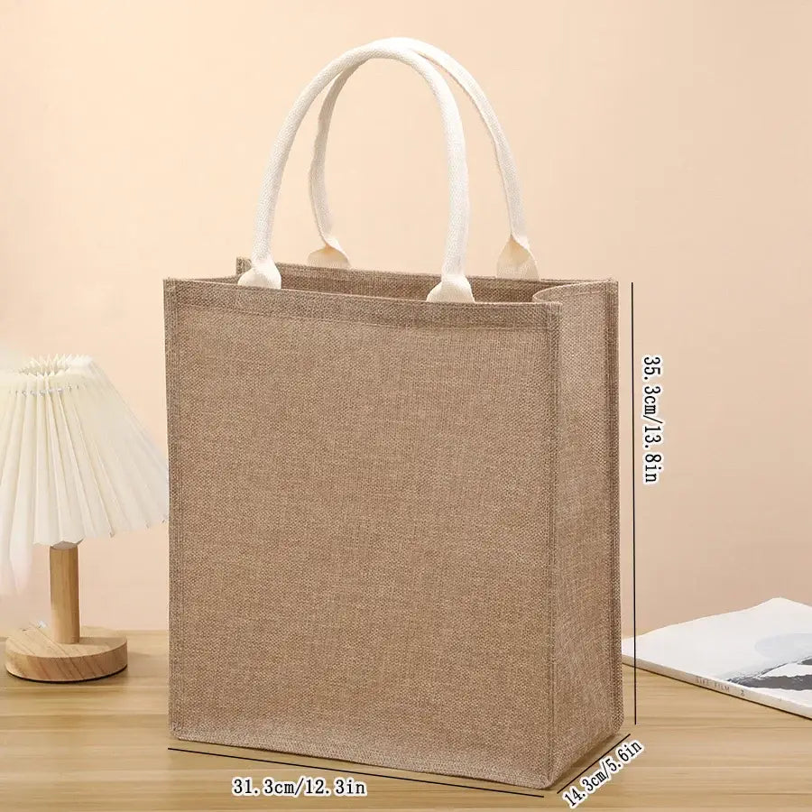 Grand Sac De Plage Femme Faux Chanvre