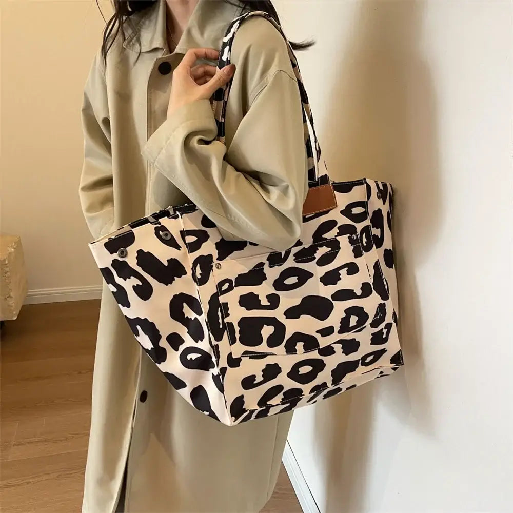 Grand Sac de Plage Motif Félin