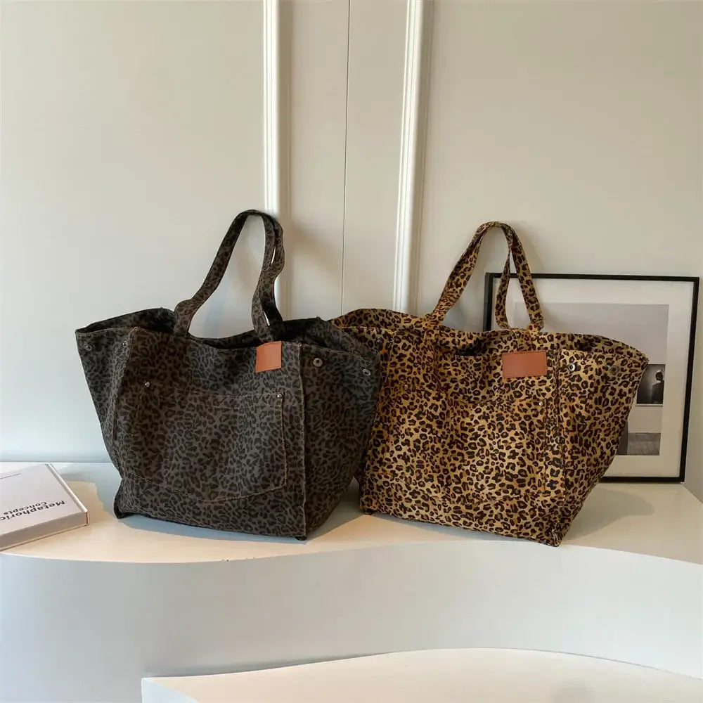 Grand Sac de Plage Motif Félin