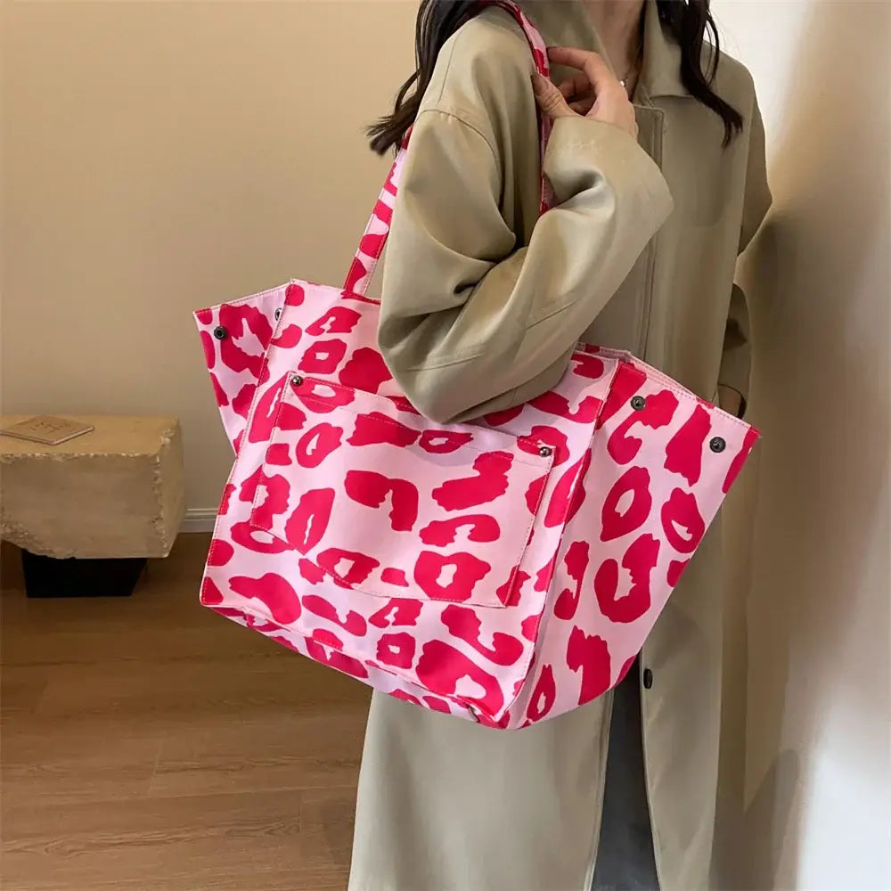 Grand Sac de Plage Motif Félin