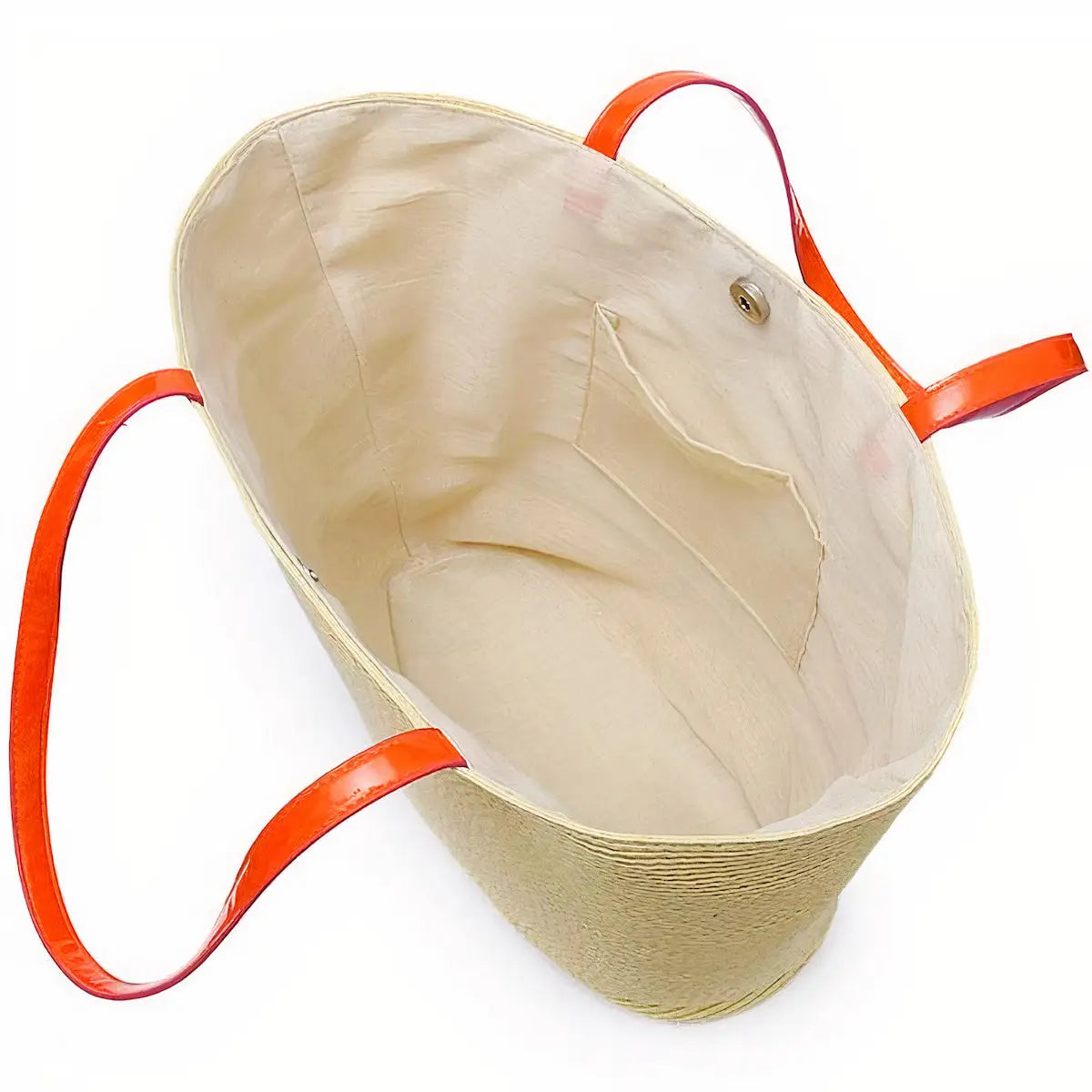 Grand Sac de Plage Personnalisé en Paille