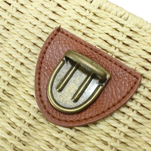 Sac à Main Osier Avec Bandoulière