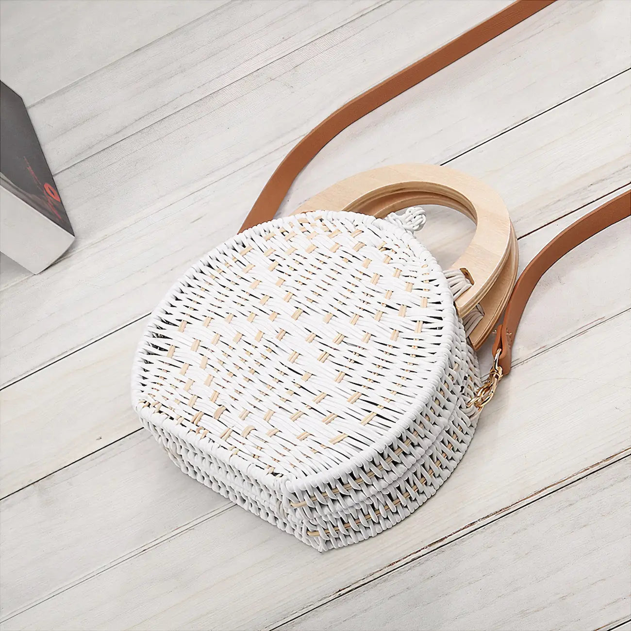 Sac à Main Osier Blanc
