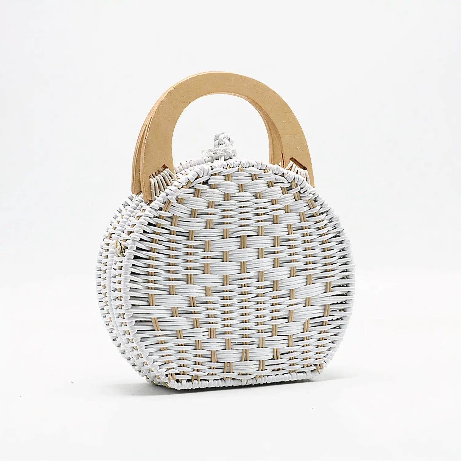 Sac à Main Osier Blanc