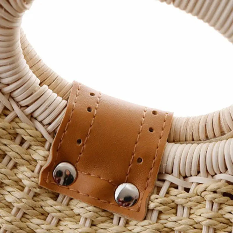 Sac à Main Osier Forme Ronde