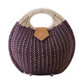 Sac à Main Osier Rond pour Femme