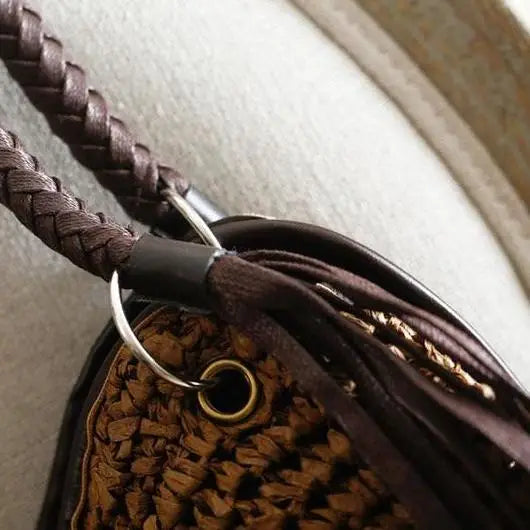 Sac à Main Paille Avec Zip