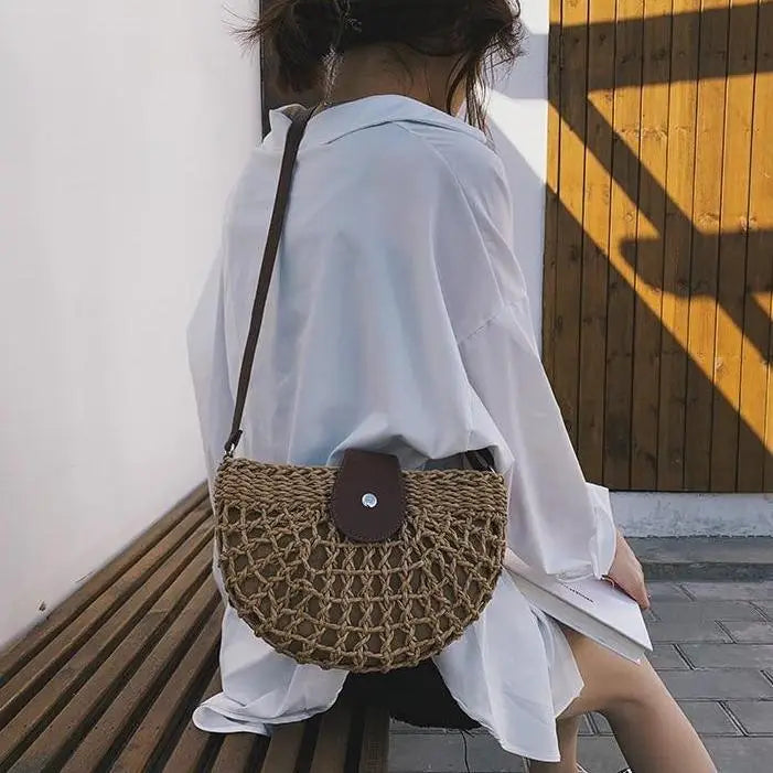 Sac à Main Paille Bandoulière