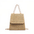 Sac à Main Paille Doré