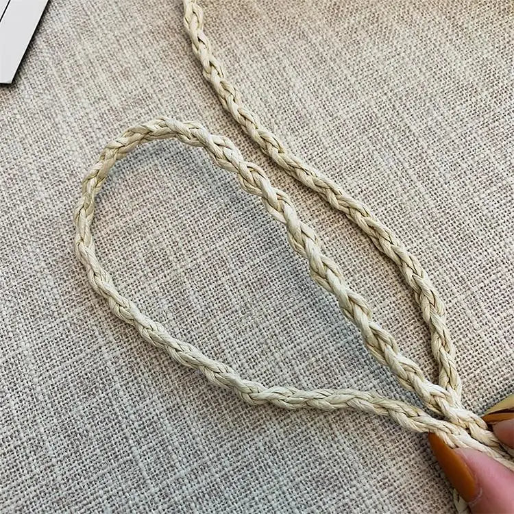 Sac à Main Paille Feuilles de Paille