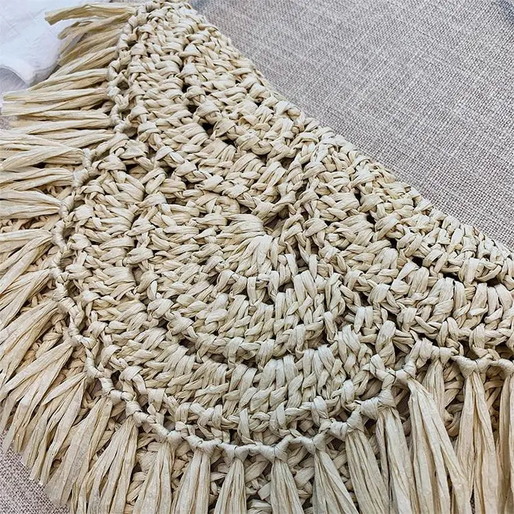 Sac à Main Paille Feuilles de Paille