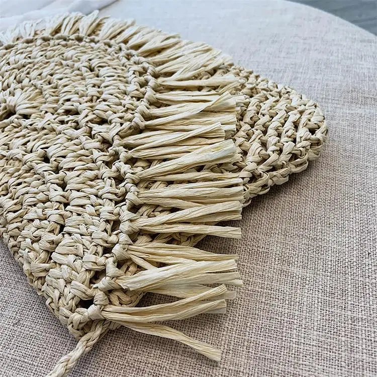 Sac à Main Paille Feuilles de Paille
