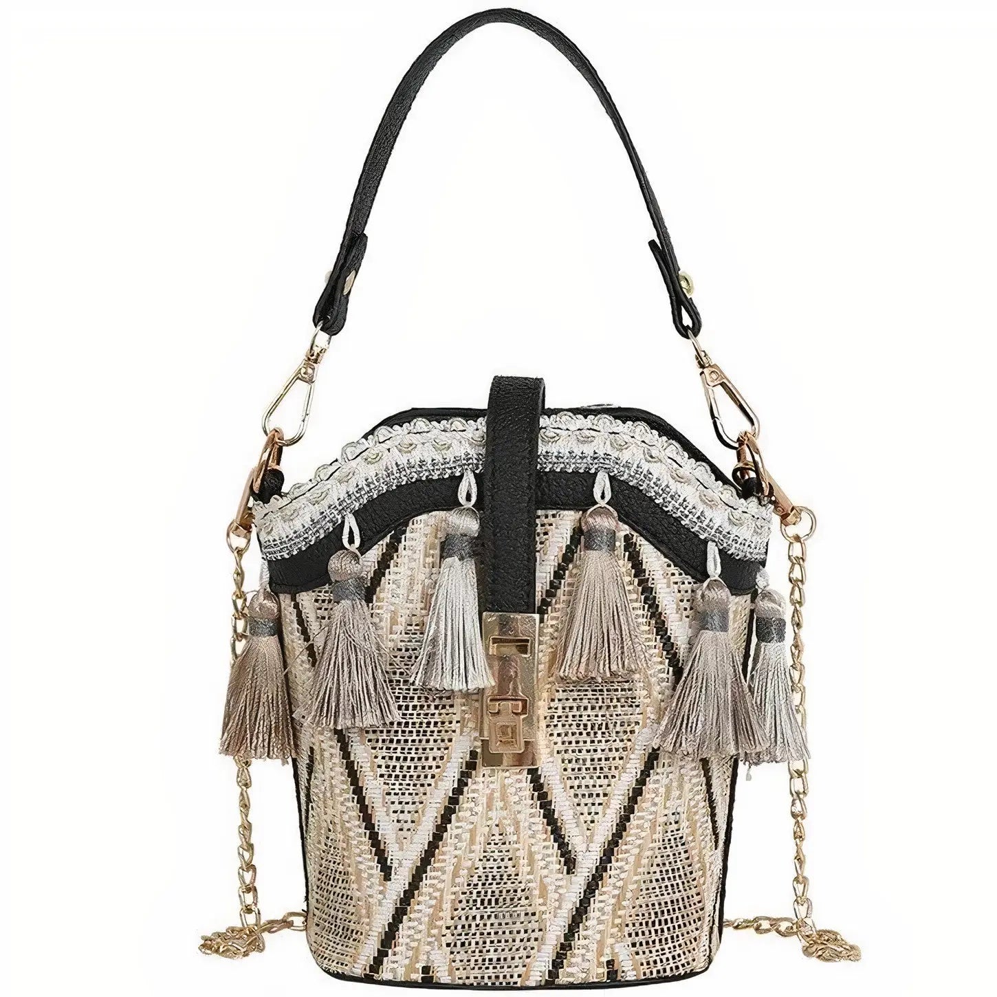 Sac à Main Paille Hippie Chic