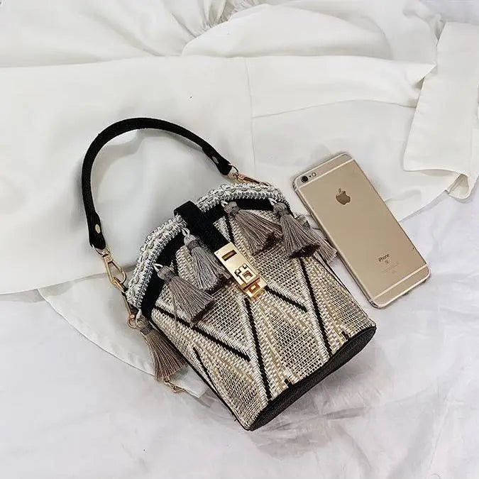 Sac à Main Paille Hippie Chic