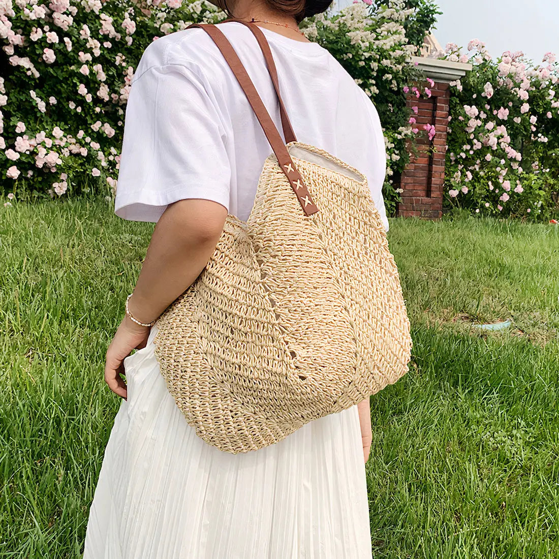 Sac à Main Paille Moderne