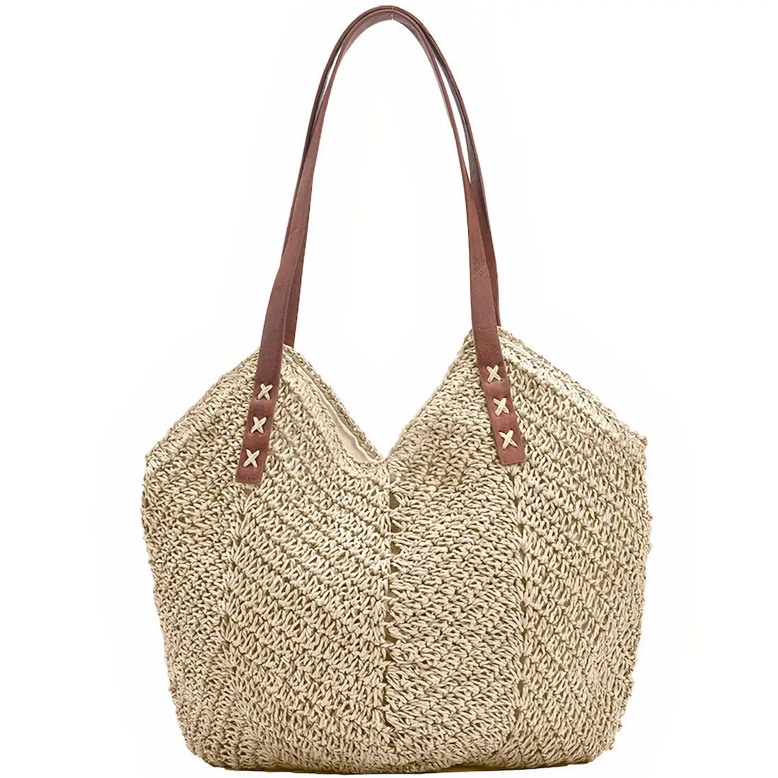 Sac à Main en Paille Moderne