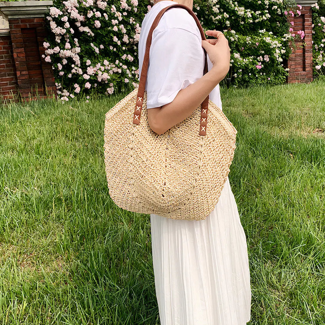 Sac à Main Paille Moderne
