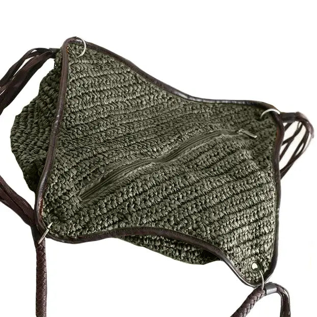 Sac à Main Paille Rétro