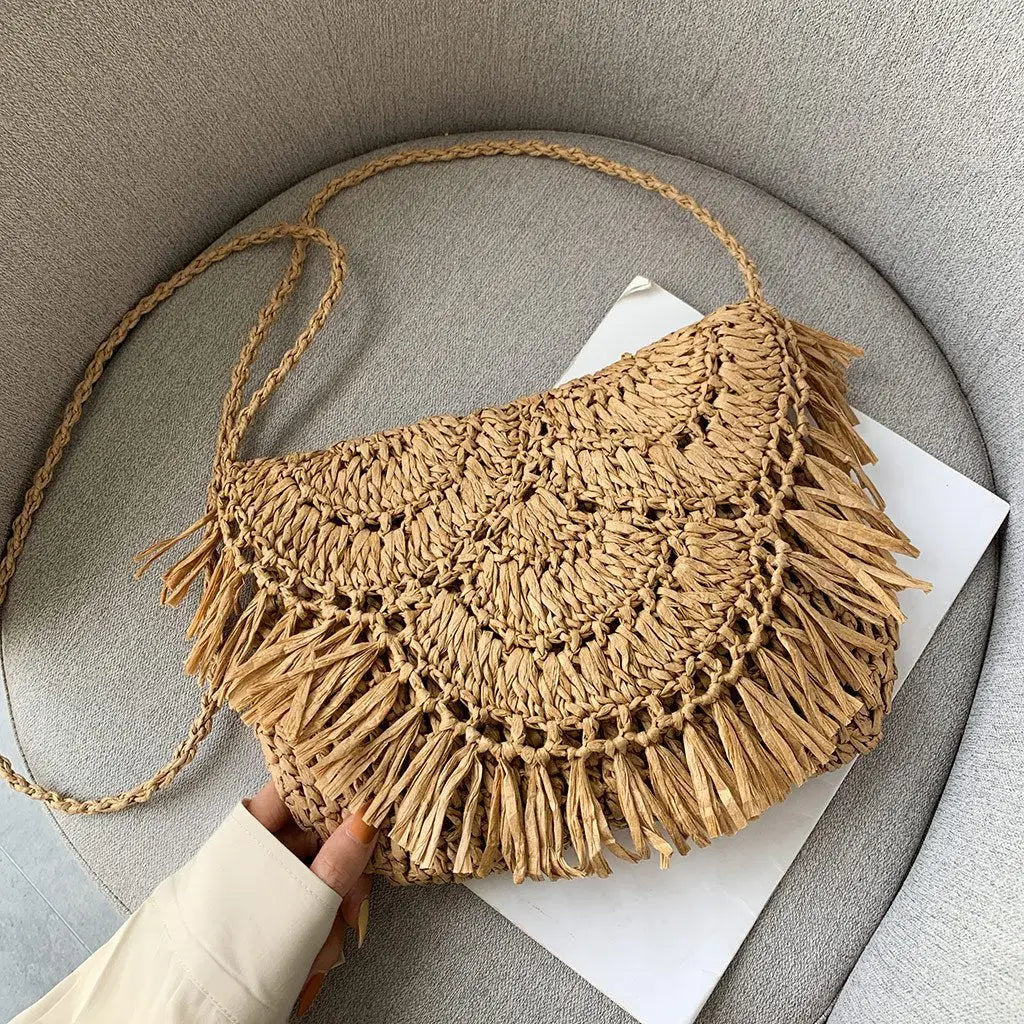 Sac à Main Paille Souple