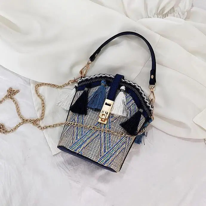 Sac à Main Paille Style Hippie
