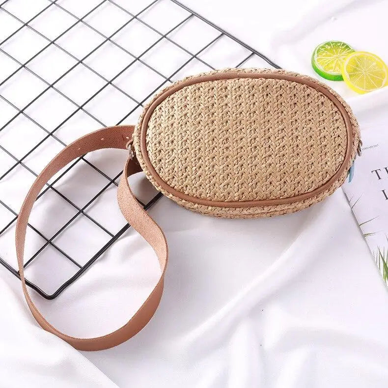 Sac Banane Paille Petite Taille
