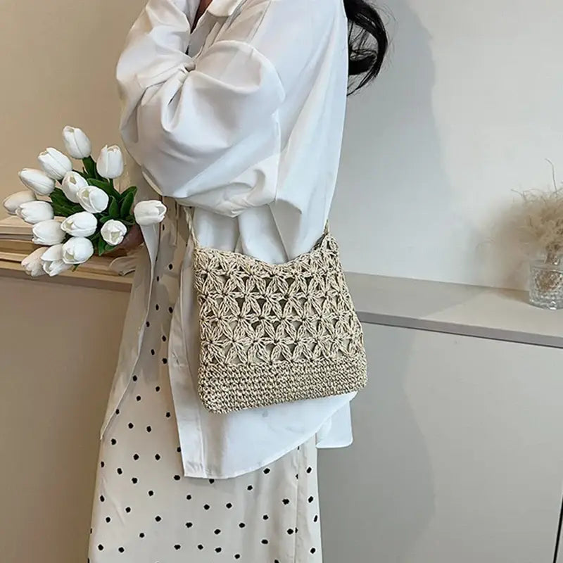 Sac Bandouliere Raphia