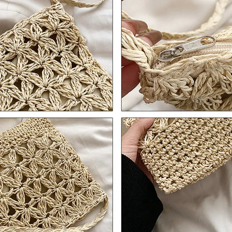 Sac Bandouliere Raphia