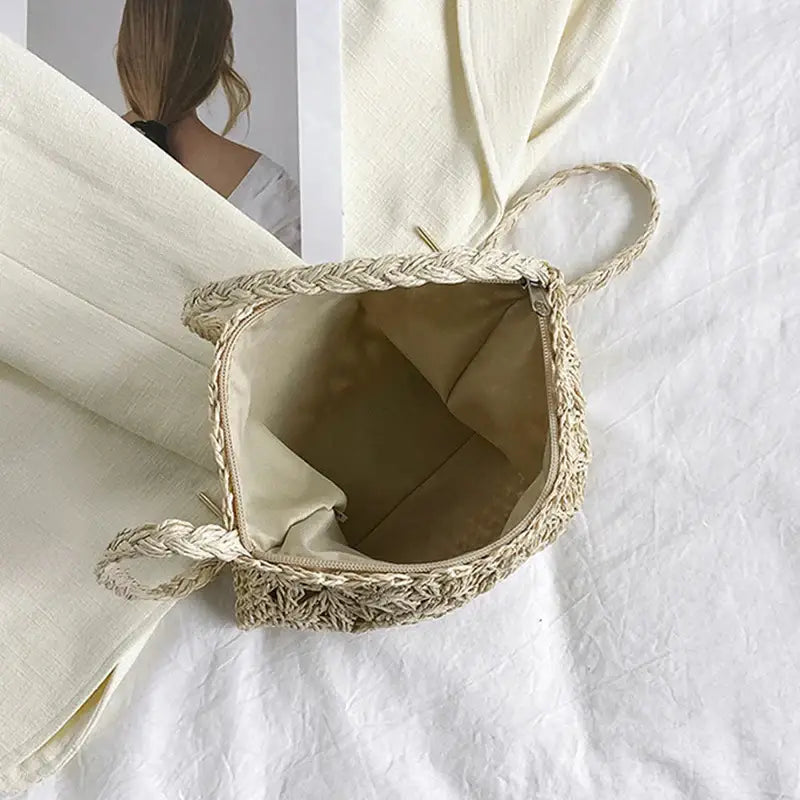 Sac Bandouliere Raphia