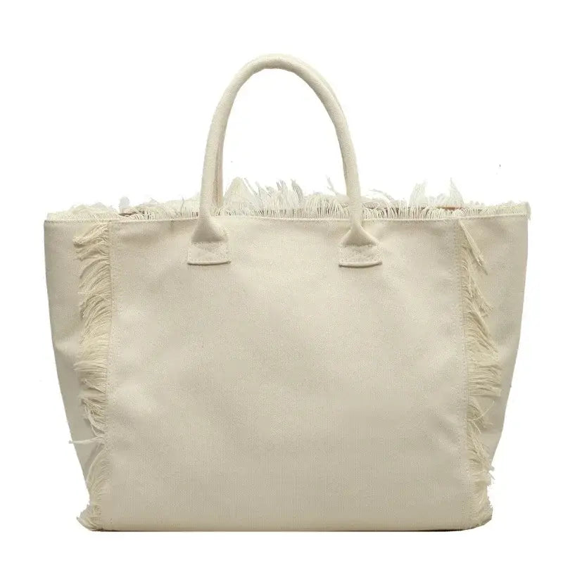 sac cabas de plage en coton epais