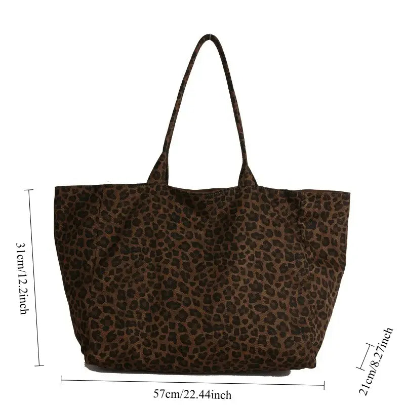 Sac Cabas De Plage Motif Léopard