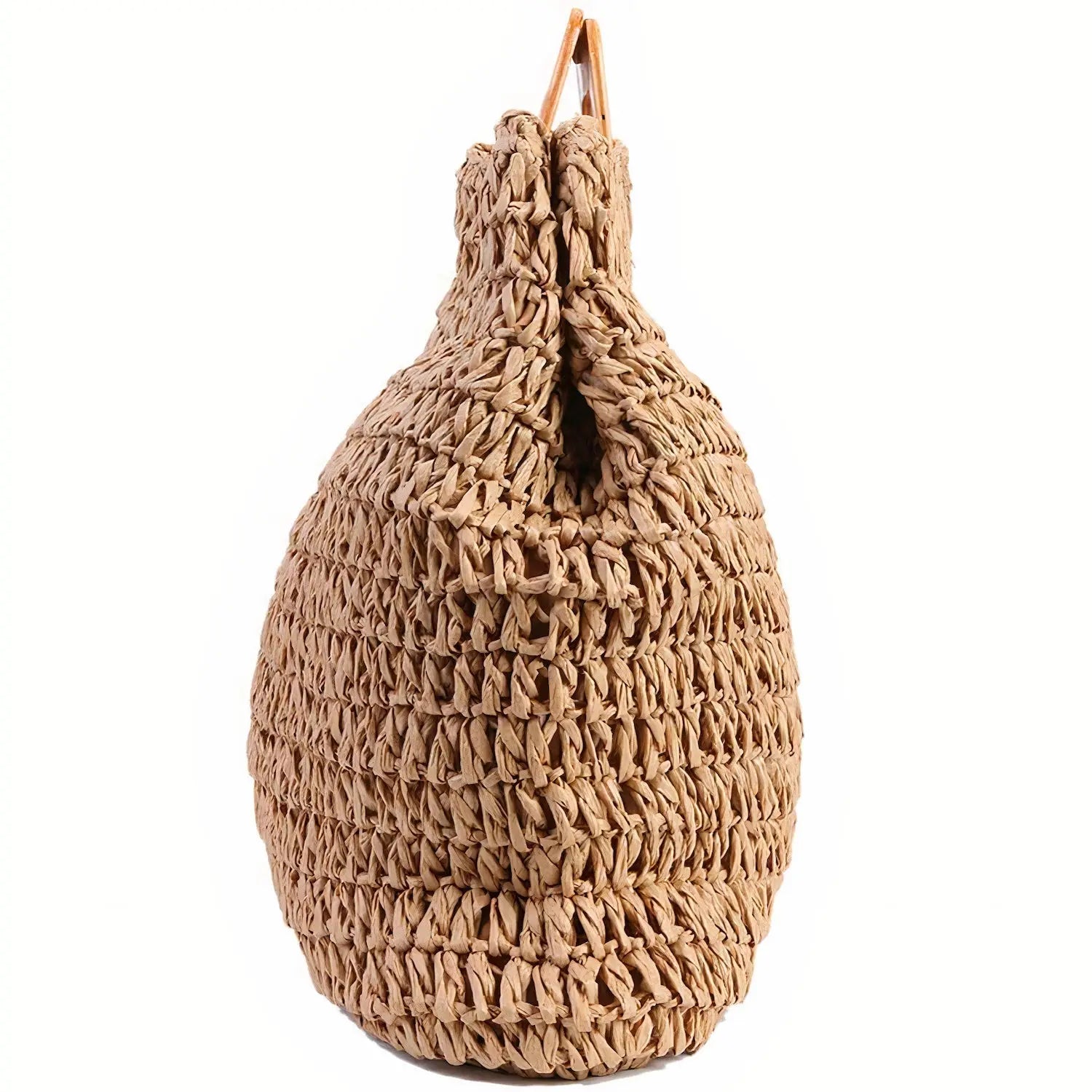 Sac Cabas Paille & Bois