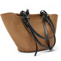 Sac Cabas Paille & Cuir