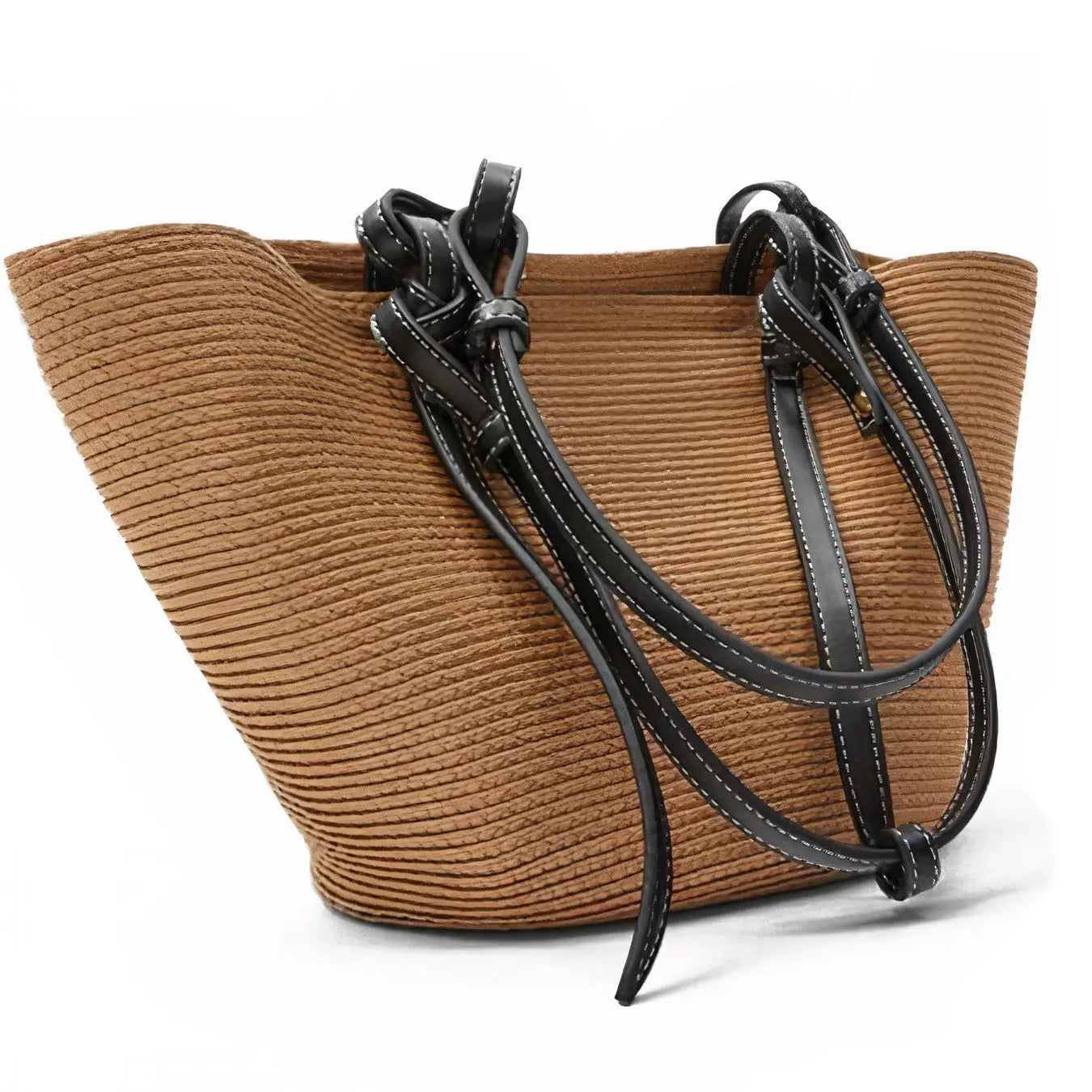 Sac Cabas Paille & Cuir