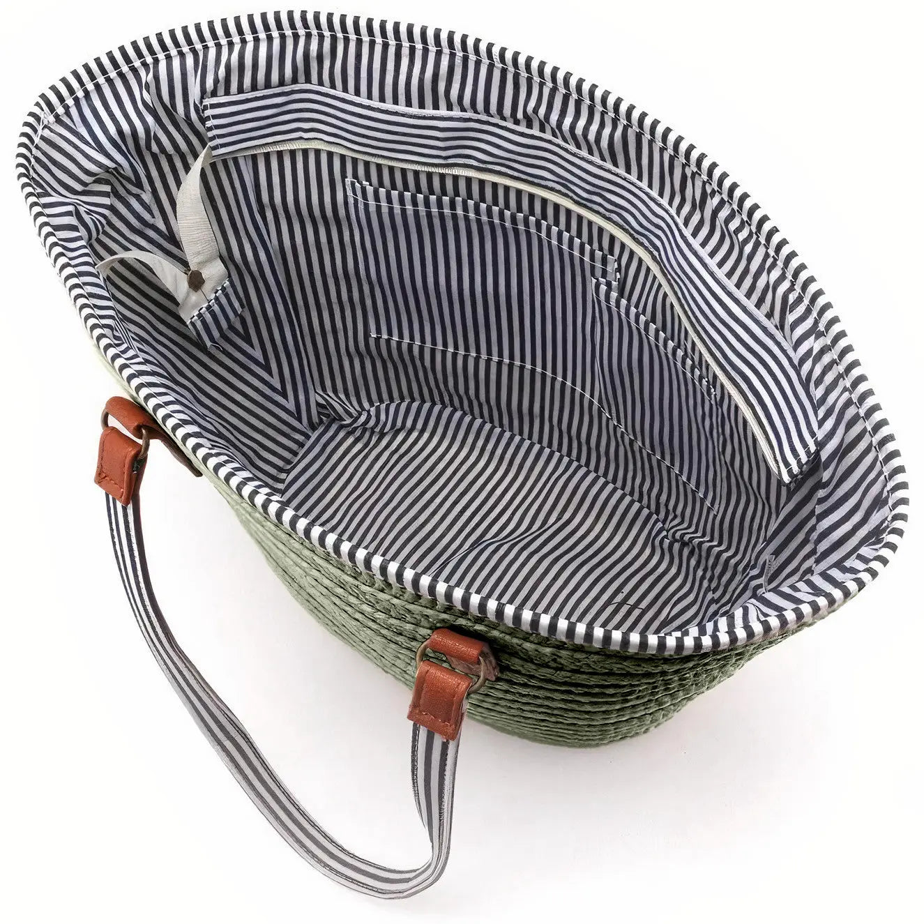 Sac Cabas Paille Design Plage