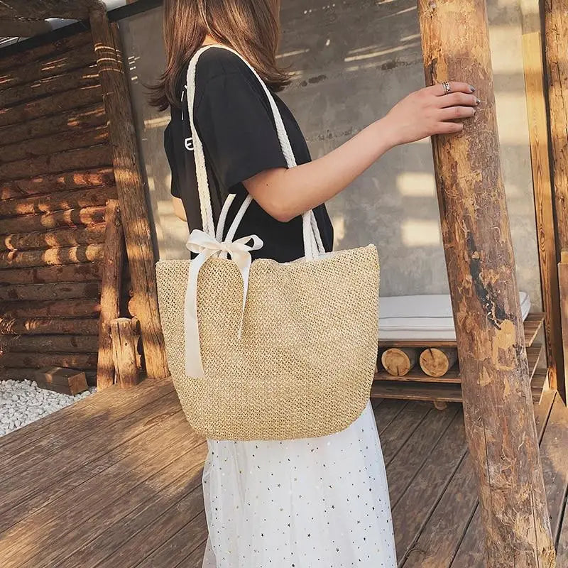 Sac Cabas Paille Femme