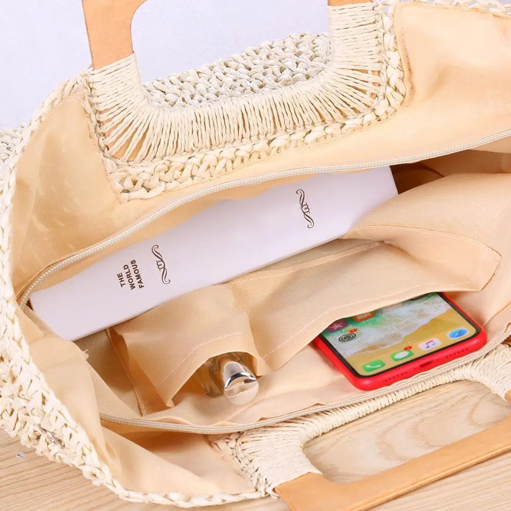 Sac Cabas Paille Grand de Plage