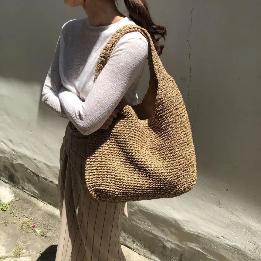 Sac Cabas Paille Grande Anse