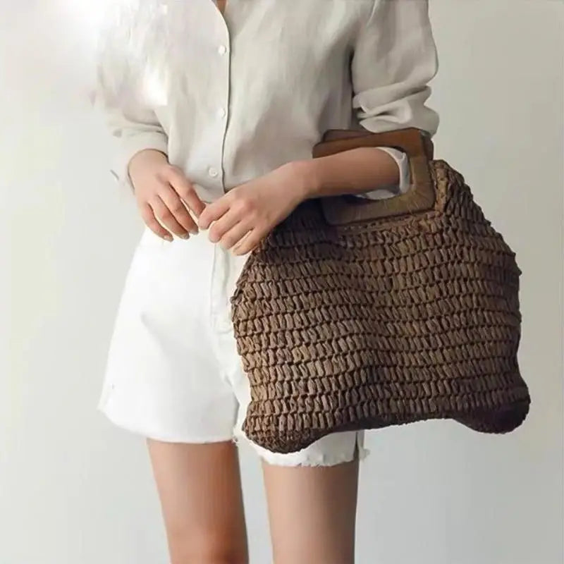 Sac Cabas Paille Grande Contenance