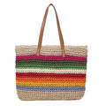 Sac Cabas Paille Multi Couleurs