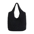 Sac Cabas Paille Noir