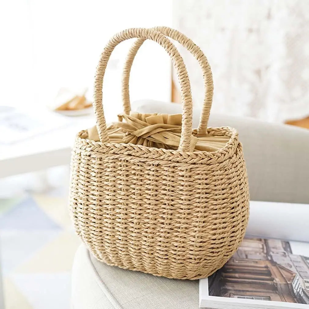 Sac Cabas Paille & Osier