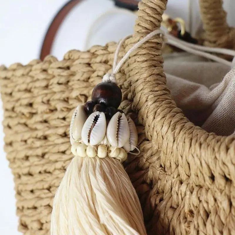 Sac Cabas Paille Plage Chic