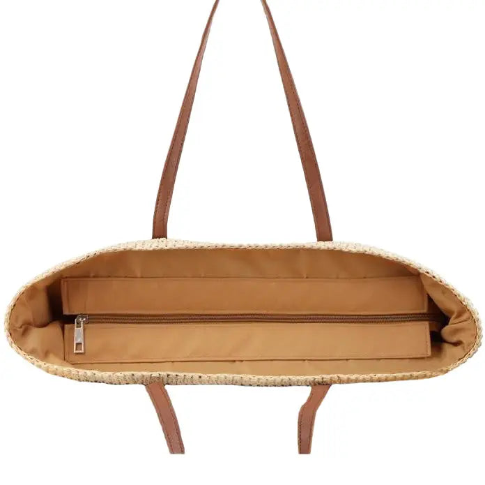 Sac Cabas Paille Pour la Plage
