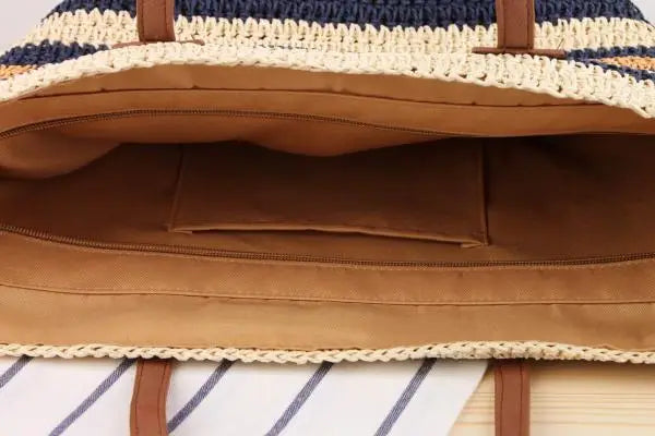 Sac Cabas Paille Pour la Plage